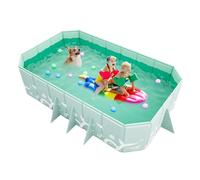 Niesel Piscine pliable pour enfants, piscine pliable, résistante à l'usure, piscine de terre, piscine pliante portable, piscine extérieure pliable, dure et confortable pour