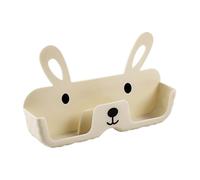 Niesel Porte-lunettes de soleil mural - Organisateur de lunettes sans perçage en forme de lapin pour chambre, entrée, armoire, coiffeuse, salle de bain et maison