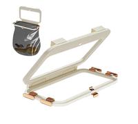 Niesel Porte-sacs déchets pour porte armoire - panier porte-déchets pliant, porte-sacs pour sous-vêtements, pour cuisine, salle de bain, chambre, tiroir, balcon, bureau, maison, armoire