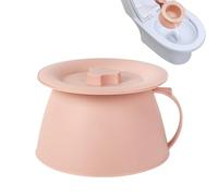 Niesel Pot De Chambre Portable | 1,5L Portable avec Couvercle et Poignée,Seau Hygiénique pour Femme Enfant Adolescent Famille et Amis