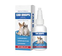 Niesel Pour le nettoyage des oreilles des chiens, 60 ml nettoyant délicat avec pénétration profonde - solution désodorisant pour oreilles chiens, pour nettoyage toilettage chiots chatons intérieur