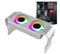 Niesel Refroidisseur CPU ARGB | Radiateur avec Double Ventilateur de 120mm Silencieux | Dissipateur CPU à éclairage ARGB réglable,Pour Ordinateur Maison Et Salle De Jeu Dissipation Thermique