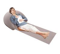 Niesel Sac de Couchage Portable de Plage,Serviettes de Plage avec Coussin Gonflable | Accessoire De Voyage Pliant En Peluche Pour Randonnée Piscine Parc Et Pique-Nique