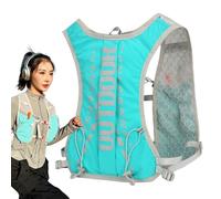 Niesel Sacs à dos d'hydratation, gilet d'hydratation - Sac à dos 5l pack d'eau léger pour hommes pour femmes - Sangles réglables Design engrenage de survie extérieur avec bandes réfléchissantes pour