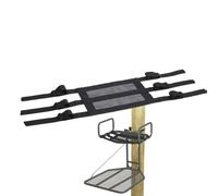 Niesel Siège de rechange en maille pour support d'échelle | Siège réglable et léger | Boucles auto-bloquantes respirantes | Accessoires de support d'arbre de chasse
