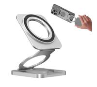 Niesel Support Magnétique - Porte-Téléphone de Bureau Pliant | Support Portable Anti-Dérapant avec Rotation 180 Degrés pour Charge Voyage Camion Bureau Selfie