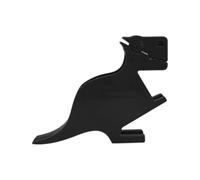 Niesel Support pour notes autocollantes de bureau | organisateur de bureau en forme de dinosaure | porte-notes | pour maison d'étude école salle de réunion chambre dortoir archive et exposition, Noir