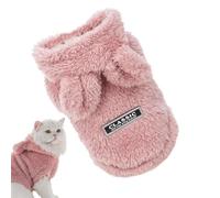 Niesel Sweat à capuche d'hiver pour chien - Manteau chaud pour petit chien - Pour temps froid - Oreilles de lapin mignonnes - Pull chaud pour chats et chiens