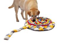Niesel Tapis à renifler pour chiens, tapis de friandises pour chien, tapis à renifler en forme de bonbons | Jouets interactifs pour enrichir les chiens Tapis anti-odeurs avec 5 carottes couinantes