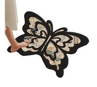 Niesel Tapis de bain absorbant - Tapis de douche rétro antidérapant avec design animal - Paillasson à séchage rapide pour terrasse, jardin et personnes âgées avec profil de sécurité