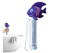 Niesel Thermomètre de piscine - Compteur de température d'eau style dessin animé - Thermomètre flottant pour piscine avec lecture facile pour baignoires extérieures