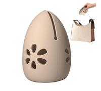 Niesel Trousse d'éponge de maquillage, support d'éponge de beauté | Rangement d'œufs de maquillage de voyage - Étui portable pour rangement de bouffées de poussière