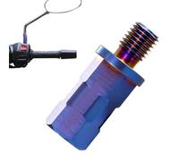 Niesel Vis de rétroviseur de recul avec vélo, rétroviseur de scooter, vis de surélévation, montage sur guidon rétroviseur M8 M10, adaptateur de vis de réflecteur, augmentation du support pour la