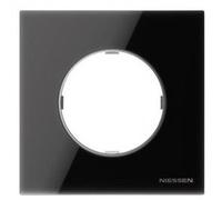 Niessen Skymoon - Cadre 1 poste Verre Noir
