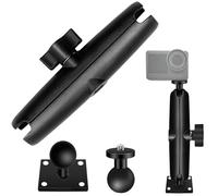 Niewalda RAM/B Mounts - Bras double prise de 15 cm - Support de téléphone Ram pour navigateur/téléphone portable/caméra d'action - Avec support de boule Ram, composants d'adaptateur de boule de 2,5 cm