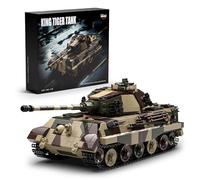 Nifeliz King Tiger Panzer Kit de Construction de Char pour Hommes Adultes, Modèle de Char Militaire à Construire pour Les Passionnés de l'Armée, Panzer Décoration & Cadeau (1267 Pièces, NF10315)