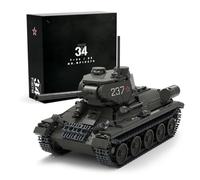 Nifeliz T34/85 Panzer militaire jouet de construction, WW2, ensemble de briques de char, cadeau pour les adultes amateurs de militaire (NF10270, 818 pièces)