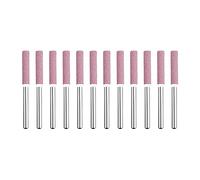 Nifocc Burr Lot de 12 pierres à aiguiser pour tronçonneuse 4 mm