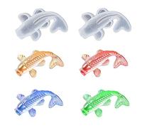 Nifocc Lot de 2 moules en silicone 3D en forme de carpe koï pour loisirs créatifs, bijoux, pendentifs, bonsaï, porte-clés