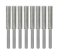 Nifocc Lot de 8 pierres de meulage pour tronçonneuse 4,8 mm