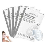Nifora Bio Collagen Mask, Nifora Masque Collagene Visage, Réduction Des Pores, Amélioration de L'élasticité, Anti-âge Mask, Biological - Collagen Real Intensive Mask pour Tous Types de Peau (5Box)