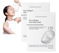 Nifora Hydra Mask, Nifora Bio Collagen Mask Korean, Deep Hydration & Firming Bio Collagen Face Mask for Skincare, Reduce Fine Lines and Wrinkles, Instant Glow for All Skin Types (2box)