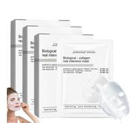 Nifora Masque Collagene Visage,Nifora Biological - Collagen Real Intensive Mask,Hydratant Anti-âge,Korean Skincare,Resserre Les Pores,Améliore L'élasticité De La Peau,Masque Collagène Coréen (12PC)