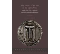 Nigel Nicholson The Poetics of Victory in the Greek West (Relié) Greeks Overseas
