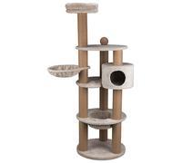 Nigella | griffoir sur pied pour chat | gris clair | 177 cm