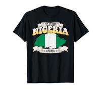 Nigeria Nigérian Ascendance Nationale Souvenir Touristique Africain T-Shirt