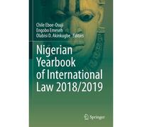 Nigerian Yearbook Of International Law 2018/2019