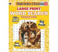 Night Before Christmas Huge Word Search: Word Search book with Large Print, perfect for anyone who loves Christmas, Christmas Eve, holiday ... | 8.5x11 inches, 220 pages | 100+ puzzles…and