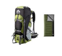 Night Cat 70L 90L Sac à Dos de Randonnée Trekking Sac de Couchage de Camping Rectangulaires avec Housse de Pluie pour Homme Femme Camping Pédestre Voyage et Alpinisme