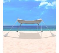 Night Cat Abris de Plage Lycra Tente de Plage Ombre Tente Abri Auvent Protection UV UPF50+ avec Sac de Sable Ancres pour Plage Pique-Nique Pêche Camping