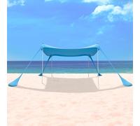 Night Cat Abris de Plage Lycra Tente de Plage Ombre Tente Abri Auvent Protection UV UPF50+ avec Sac de Sable Ancres pour Plage Pique-Nique Pêche Camping