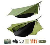 Night Cat Hamac Moustiquaire 1 Personnes: Imperméable Hamac Bivouac Tente Exterieur pour Camping Jardin Voyage Randonnée