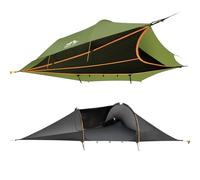 Night Cat Hamac Moustiquaire 2 Personnes: Imperméable Hamac Triangulaire d'extérieur pour Camping Jardin Voyage Randonnée