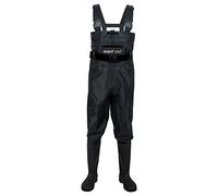 Night Cat Pêche Waders Cuissardes pour Hommes Femmes Chasse Waders Poitrine avec Bottes imperméable Respirant Crosswater pêche, Noir, Taille 46