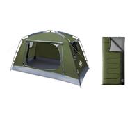 Night Cat Tente Camping 1 Personne Imperméable et Sac de Couchage la Randonnée Arrière-Cour