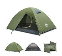 Night Cat Tente de Trekking pour 2 Personnes: Imperméable Tente Dôme de Légère Randonnée Le Trekking avec Arceaux en Aluminium et Double-Toit