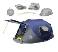 Night Cat Tente Pop Up pour 2 4 Personnes: Tente de Camping Instantanée Installation Facile Imperméable Jardin Parc