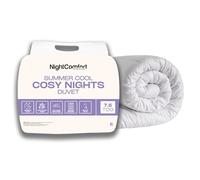 Night Comfort Cosy Nights Couette hypoallergénique en Microfibre Respirante de qualité supérieure avec Rembourrage en Fibre Creuse légère et hypoallergénique - Blanc - 200 x 135 cm