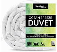Night Comfort Couette d'été fraîche en Polycoton 1 et 3 tog, pour lit Simple, Double, King Size et Super King Size (Simple)