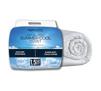 Night Comfort Summer Cool Couette hypoallergénique en Microfibre Respirante de qualité supérieure avec Rembourrage en Fibre Creuse légère et hypoallergénique - King Size 1,5 tog - (230 x 220 cm,