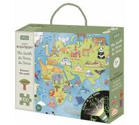NIGHT & DAY - La Terre Inclus 1 livre, 1 puzzle et 16 silhouettes - Caroline Eysel - Sassi - Coffret - Jeux livres objets