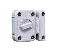 Night Door Latch, Indoor Outdoor Lock, Heavy Duty Gate Hardware, Smooth Slide Mechanism, Easy Installation Design, Reliable Security Feature, Perfect for Bedroom, Dorm, Workplace, Home, 4.5x3.5x1.3cm