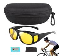 Night Driving Glasses, Polarized Driving Glasses, Yellow Tinted Glasses, Driving Glasses For Men, Night Vision Glasses, Prescription Glasses Overlay, Polarized Night Glasses, 15.5x14.5cm/6.1x5.71 Inch