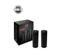 PSP Peugeot Coffret cadeau Duo de moulins électriques Line u'Select 15 cm Noir mat