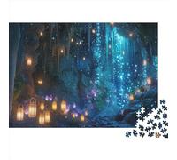 Night Elf 1000 Pièces Puzzle Adultes Night Elf Casse Tete 1000 Pièce Jeu Occasionnel Moderne Art Mural 1000pcs (75x50cm)