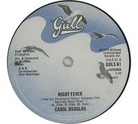 NIGHT FEVER 7" (45) UK GULL 1978 SOLID LABEL DESIGN B/W LET YOU COME INTO MY LIFE (GULS61)